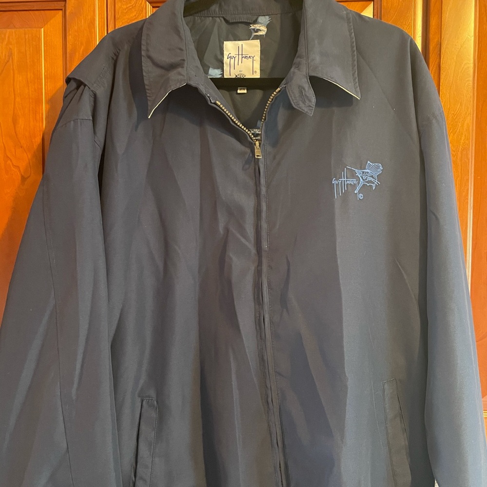 Guy Harvey Aftco Bluewater Blue Jacket Men’s 2XL
